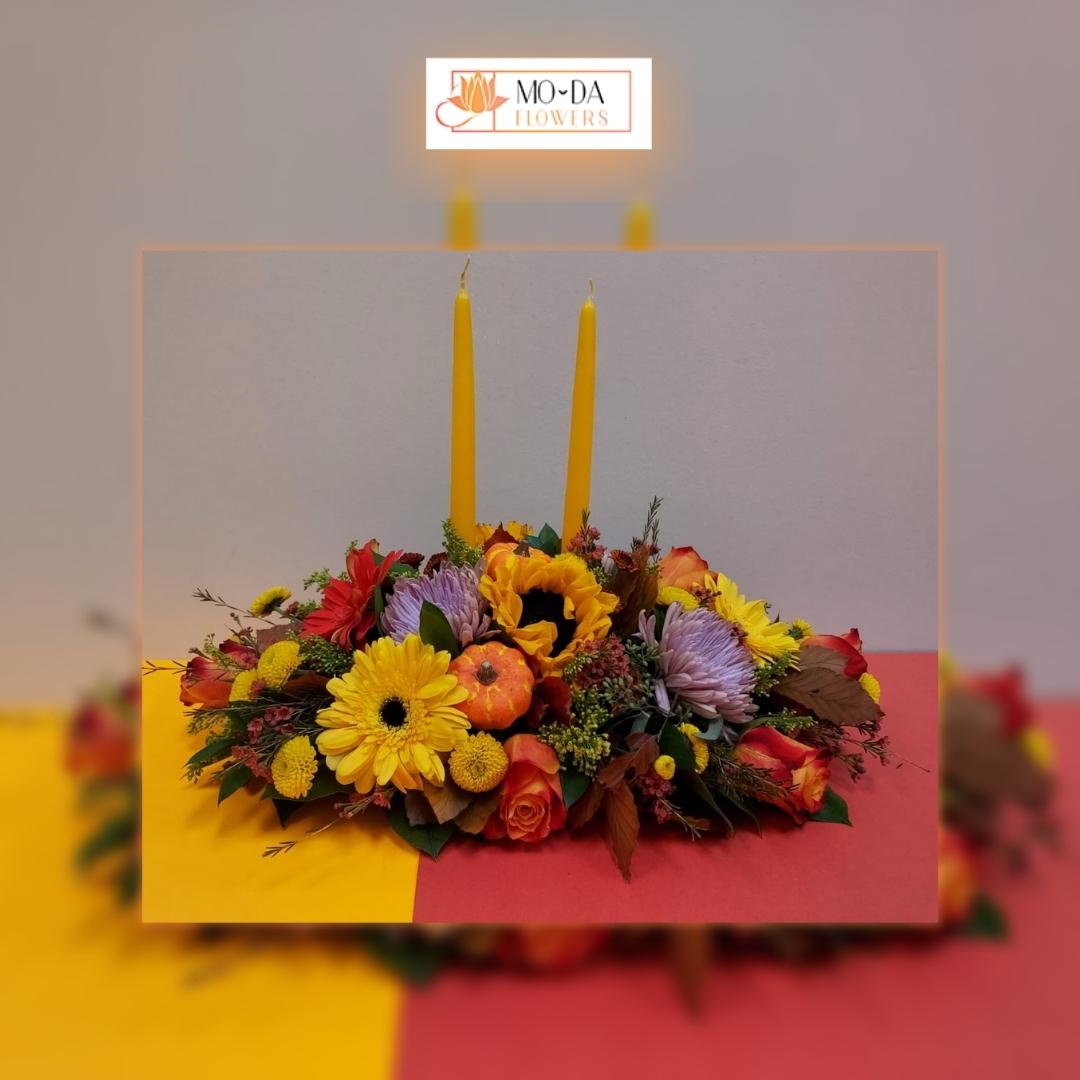 Centro de Mesa de Acción de gracias