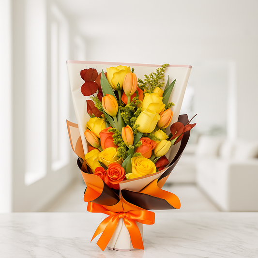 Amanecer Dorado (Bouquet Floral)