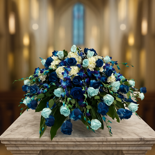 Serenidad Profunda: Homenaje en Tonos Azules