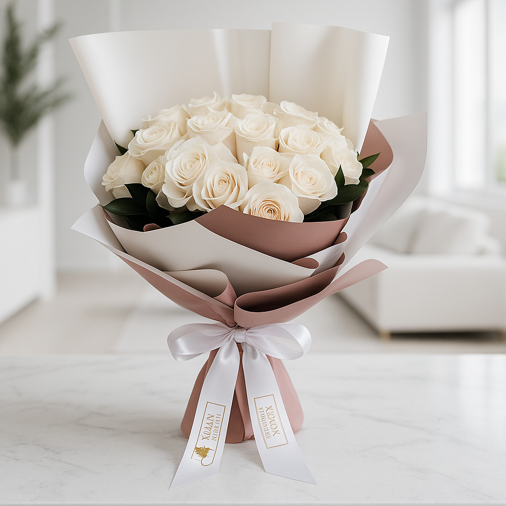 Aniversario - Ramos de 24 Rosas – Escoge tu color favorito