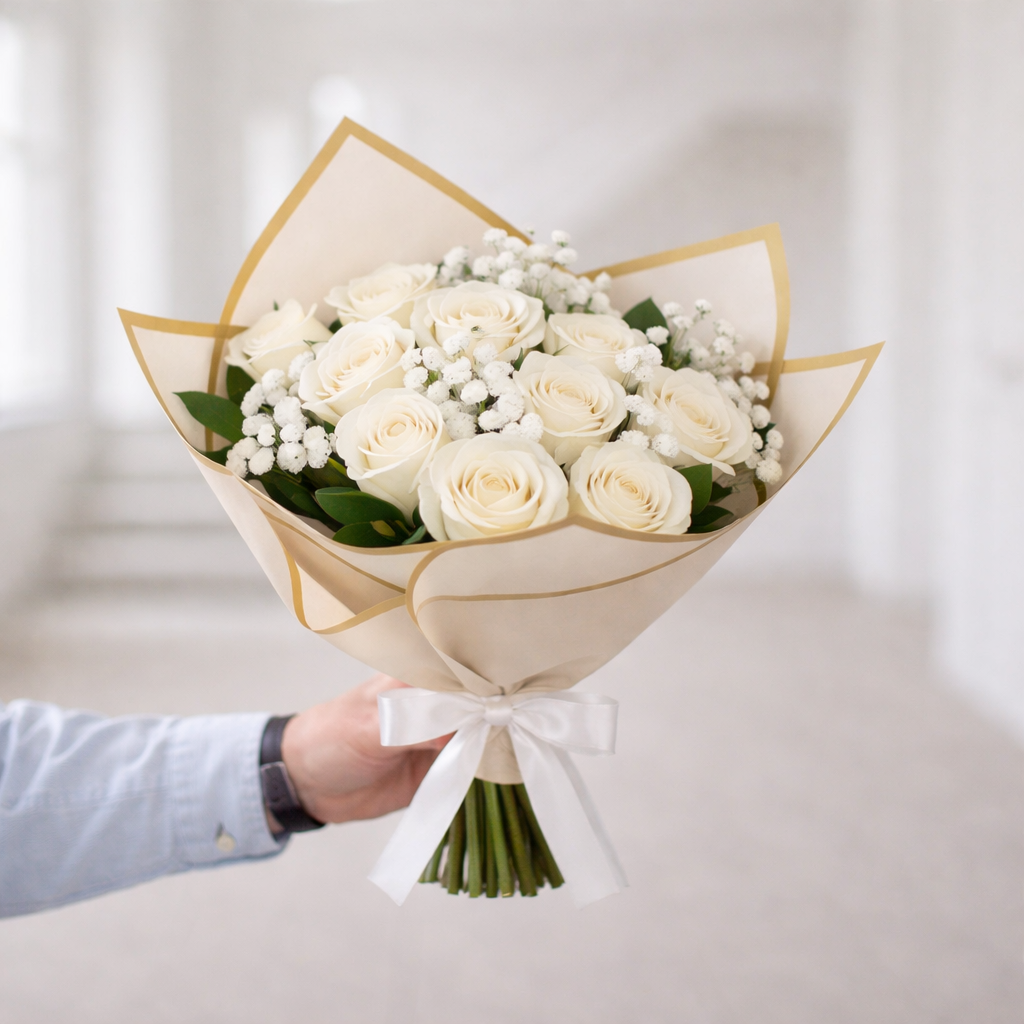 Bouquets - Ramos de 12 o 24 Rosas – Escoge tu color favorito